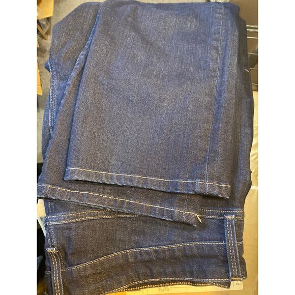 Mavi Zach Jeans Mens 33x32 Blue Denim Straight Leg Dark Wash - Picture 6 of 9